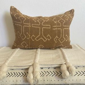 Mudcloth throw pillow